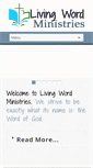 Mobile Screenshot of livingwordministriesnfm.org