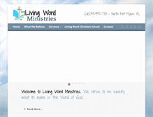 Tablet Screenshot of livingwordministriesnfm.org